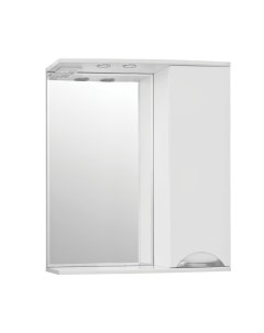 Зеркальный шкаф Жасмин 70 С белый Style line