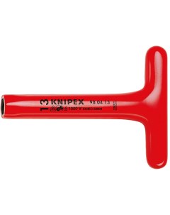 Торцовый ключ с Т образной ручкой KN 980408 Knipex