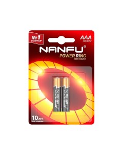 Батарейка щелочная AAA 2шт Nanfu