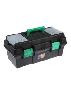 Ящик для инструмента ТУНДРА 19 490 х 245 х 215 мм пластиковый лоток два органайзера Tundra