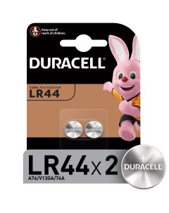 Батарейка LR44 A76 2 шт Duracell