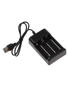 Зарядное устройство для трех аккумуляторов АА UC 25 USB ток заряда 250 мА чёрное Luazon home