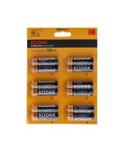 Батарейка алкалиновая Xtralife AA LR6 12BL 1 5В блистер 12 шт Kodak