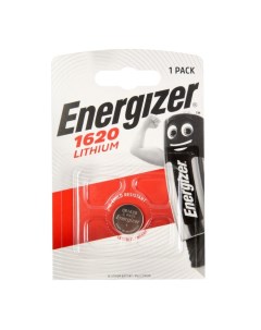 Батарейка литиевая CR1620 1BL 3В блистер 1 шт Energizer