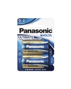 Щелочные батарейки Evolta LR20EGE 2BP Panasonic