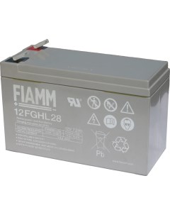 Аккумуляторная батарея 12 В 7 2 Ач 12FGHL28 Fiamm