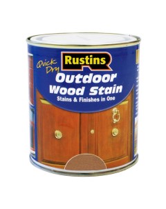 Финишная морилка QD Outdoor Wood Stain Medium Oak Средний дуб 500мл Rustins