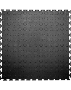 Модульная плитка ПВХ mini Prom 250х250 мм толщина 5 мм цвет черный 16 шт 1м Солдъ