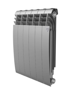 Алюминиевый радиатор BiLiner 500 14 секции серый Т 232081 Royal thermo