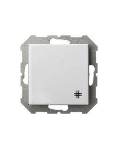 Перекрестный одноклавишный выключатель Эпсилон IPK6 10 001 01 E B белый 28 009 Liregus