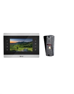 Комплект видеодомофона Flora Wi Fi AHD 310sl Full HD черный Alfavision