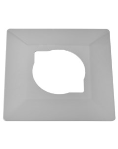 Рамка декаративная накладка под выключатель светло серый ЮЛИГ 735212 410 с се Bylectrica