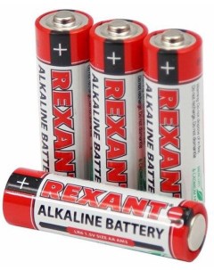 Алкалиновая батарейка АА LR6 1 5 В 2700 мАч 30 1024 упак 24 шт Rexant