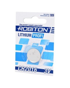 Батарейка Standard R CR2016 BL1 1 шт Robiton