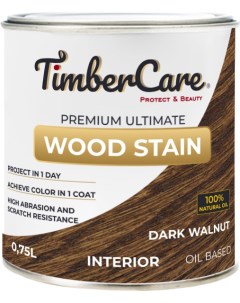 Масло для дерева и мебели Wood Stain Темный орех Dark Walnut 0 75 л Timbercare