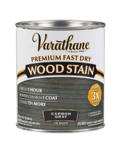 Масло для дерева и мебели Premium Fast Dry Wood Stain Угольный серый 0 946 л Varathane