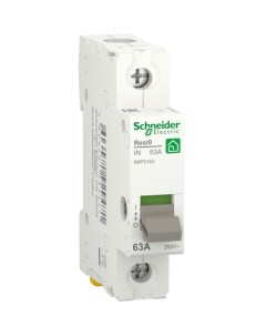 SE RESI9 Выключатель нагрузки мод рубильник 63А 1P Schneider electric