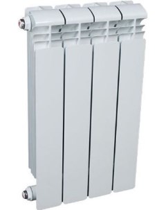 Алюминиевый радиатор Alum 350 4 секции белый RAL35004 Rifar