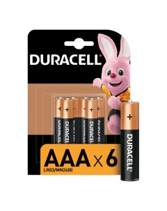 Батарейки Basic ААА 6 шт Duracell
