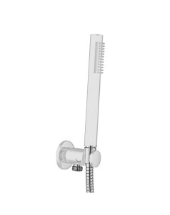 Ручной душ с гибким шлангом PVC 150 см CZR DEFA2 BIO со штуцером и держателем ц Cezares