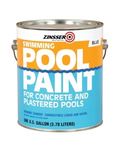 Краска для бассейнов Swimming Pool Paint для бетонных фонтанов Синий 3 78 л Zinsser