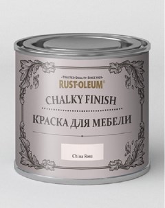 Краска для мебели и декора Chalky Finish матовая China Rose Китайская роза Rust-oleum