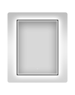 Влагостойкое зеркало с подсветкой для ванной 7 Rays Spectrum 172201220 55х70 см Wellsee