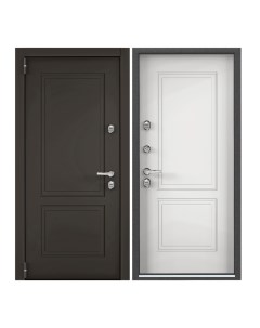 Дверь входная Torex для дома стальная Village advanced 950х2050 левый коричневый белый Torex стальные двери