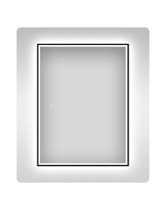 Влагостойкое зеркало с подсветкой для ванной 7 Rays Spectrum 172201320 70х90 см Wellsee