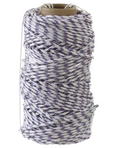 Фал плетёный полипропиленовый 24 прядный диаметр 10 мм бухта 100 м 700 кгс Сибин