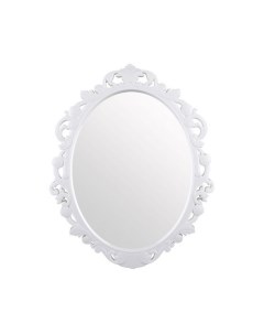 Зеркало в рамке Ажур 585х470мм белый Альтернатива