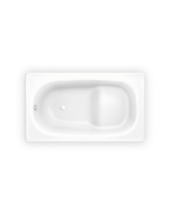 Стальная ванна Europa Mini S30001557000000 B05E22001 105х70 с сиденьем Sanitana blb