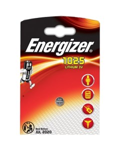 Батарейки CR1025 1шт Energizer