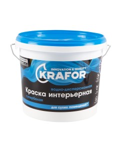 Краска интерьерная база A 6 5 кг Krafor