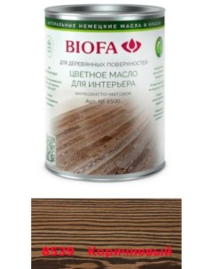 Масло деревозащитное 1л 8539 коричневый Biofa