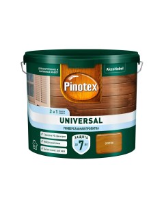 Пропитка универсальная для дерева Universal 2 в 1 орегон 2 5 л Pinotex