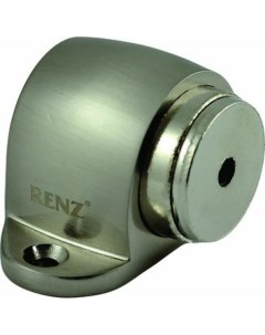 Дверной напольный магнитный ограничитель РЕНЦ никель матовый INDSM 32 SN Renz