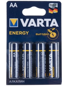 Батарейки ENERGY AA 4106213414 Varta