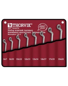 Набор накидных ключей серии ARC в сумке 6 22 мм 8 предметов Thorvik