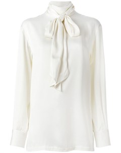 Lanvin блузка с завязками на бант нейтральные цвета Lanvin