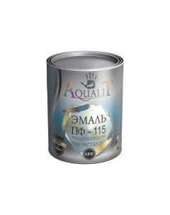Эмаль ПФ 115 черная 0 9 кг pvpsz039 Aqualit