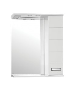 Зеркальный шкаф Ирис 65 С белый Style line