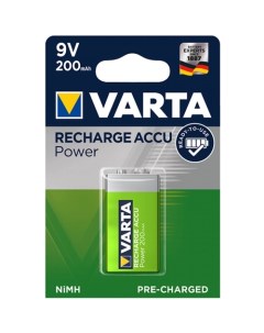 Аккумуляторная батарея 9V 6F22 Varta