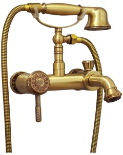 Комплект одноручковый WINDSOR для ванной с изливом 10419 Bronze de luxe
