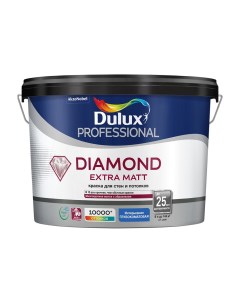 Краска Diamond Extra Matt база BW 9 л Dulux