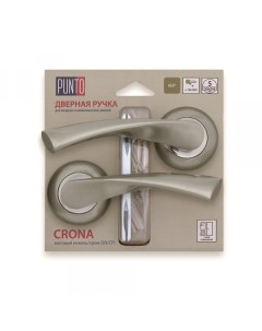 Ручка раздельная CRONA TL HD SN CP 3 матовый никель хром Punto