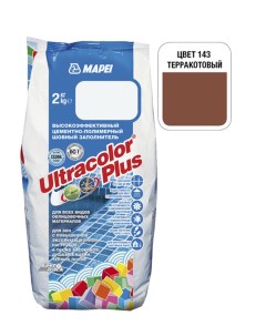Затирка Ultracolor Plus 143 терракотовая 2 кг Mapei