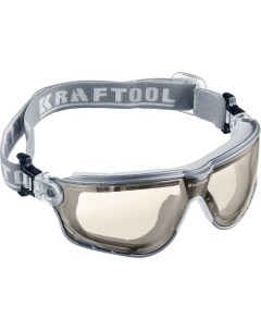 П_А_К ASTRO Прозрачные профессиональные защитные очки с резинкой поликарбонатна Kraftool
