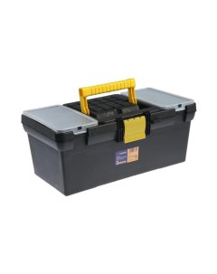 Ящик для инструмента ТУНДРА 16 390 х 200 х 170 мм пластиковый лоток два органайзера Tundra