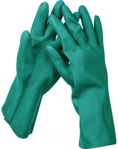 П_А_К НИТРИЛ перчатки нитриловые стойкие к кислотам и щелочам размер S Зубр